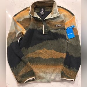 NWT Columbia Earth Tone Fleece Pullover